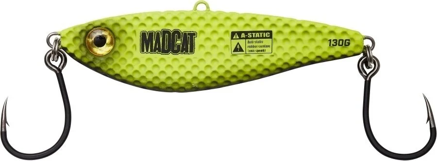 MADCAT VIBRATIX 10CM 90G vertikális műcsali FLUO YELLOW UV